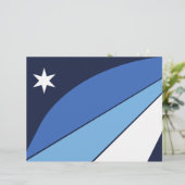 Briefhoofd met vlag van Columbia, South Carolina (Staand voorkant)