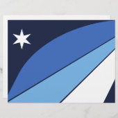 Briefhoofd met vlag van Columbia, South Carolina (Voorkant / Achterkant)