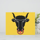 Briefhoofd met Vlag van het kanton Uri, Zwitserlan (Staand voorkant)