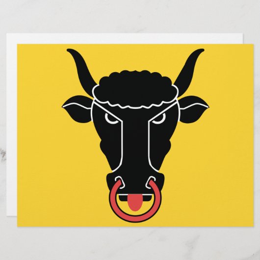 Briefhoofd met Vlag van het kanton Uri, Zwitserlan (Voorkant / Achterkant)