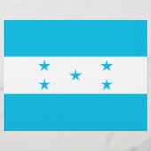 Briefhoofd met vlag van Honduras (Voorkant)