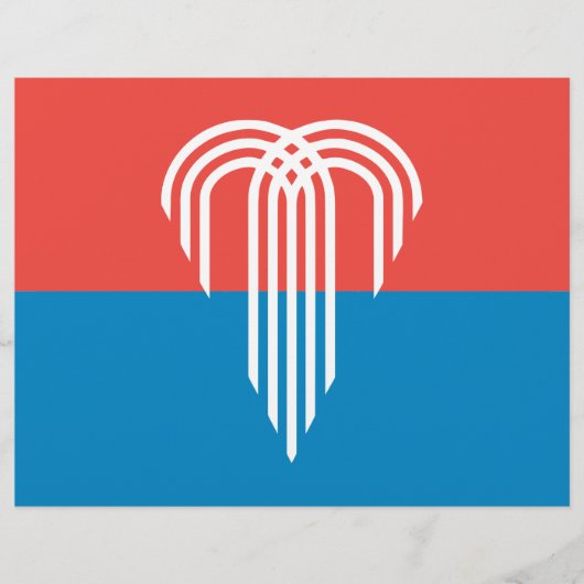 Briefhoofd met vlag van Kansas City, Missouri (Voorkant)