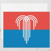 Briefhoofd met vlag van Kansas City, Missouri (Voorkant / Achterkant)