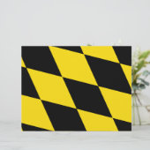 Briefhoofd met vlag van München, Duitsland (Staand voorkant)