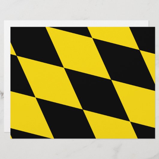 Briefhoofd met vlag van München, Duitsland (Voorkant / Achterkant)