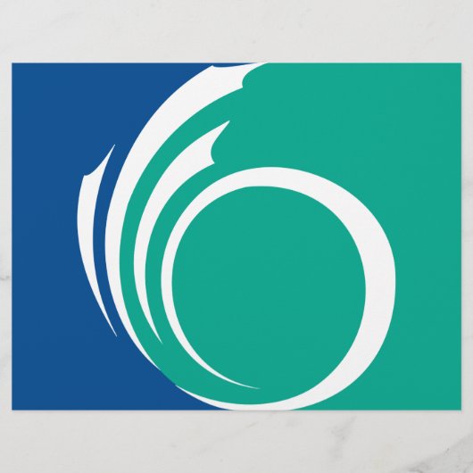 Briefhoofd met Vlag van Ottawa, Canada (Voorkant)