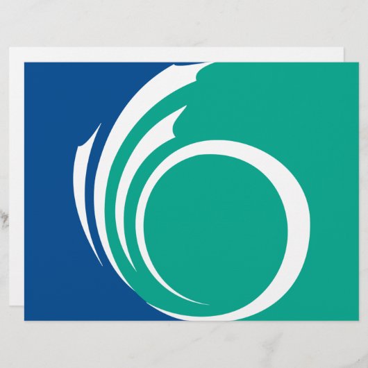 Briefhoofd met Vlag van Ottawa, Canada (Voorkant / Achterkant)