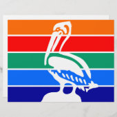 Briefhoofd met vlag van Sint-Petersburg (Voorkant / Achterkant)