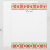 briefhoofd-of receptenpapier briefhoofd (Voorkant / Achterkant)