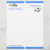 Briefhoofd Sjabloon Limousine Dienst (Voorkant)