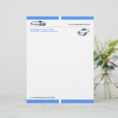 Briefhoofd Sjabloon Limousine Dienst (Staand voorkant)