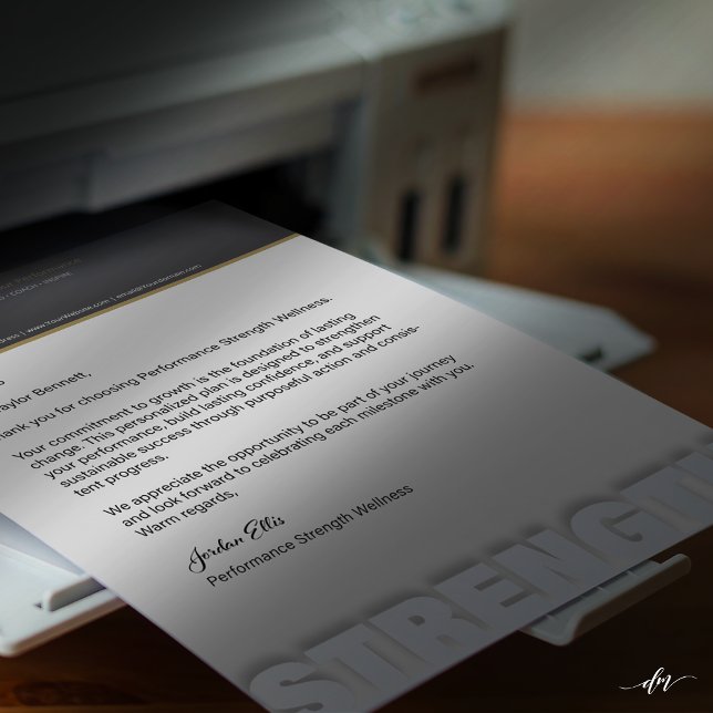 Briefhoofd Strength Coaching | Performance Fitness (Designed for crisp, professional results on both home and office printers.)