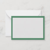 Briefje van de leraar notitiekaartje (Achterkant)