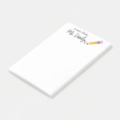 Briefje van de leraar post-it® notes (Schuin)