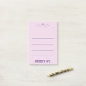 briefje van de prinses post-it® notes (Op bureau)
