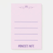 briefje van de prinses post-it® notes (Voorkant)