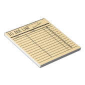 " briefjes met bibliotheekpas gepersonaliseerd notitieblok (Schuin)