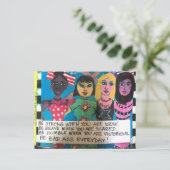 Briefkaart (Staand voorkant)