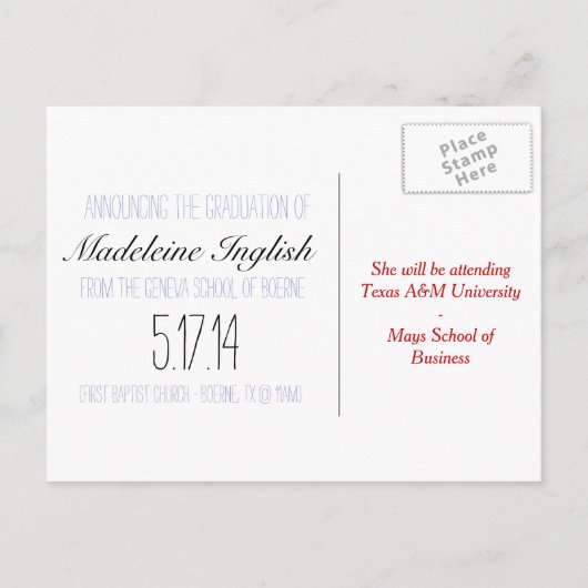 Briefkaart (Achterkant)