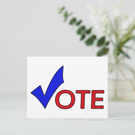 Briefkaart (Staand voorkant)