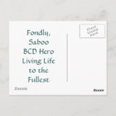 Briefkaart (Achterkant)