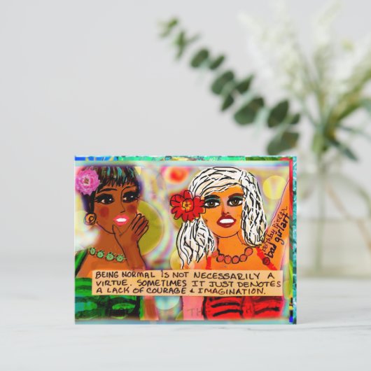 Briefkaart (Staand voorkant)