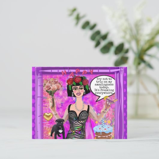 Briefkaart (Staand voorkant)