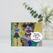 Briefkaart (Staand voorkant)