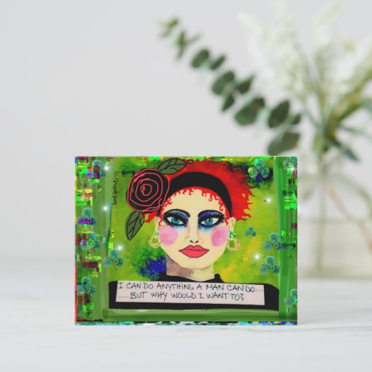 Briefkaart (Staand voorkant)