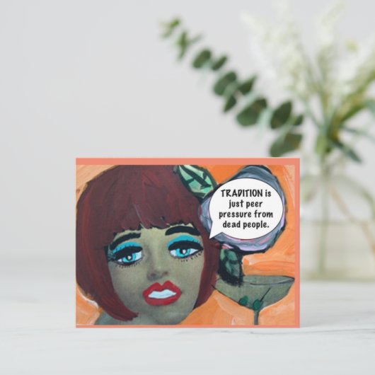 Briefkaart (Staand voorkant)