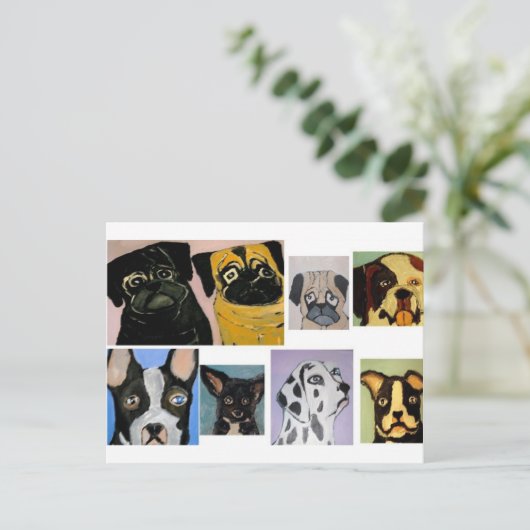 Briefkaart (Staand voorkant)