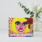 Briefkaart (Staand voorkant)