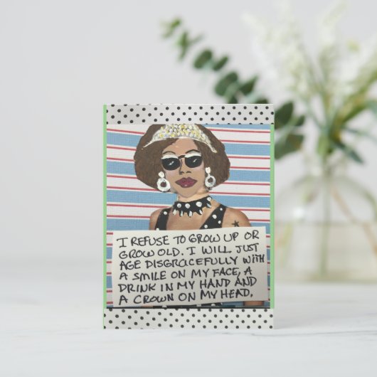 Briefkaart (Staand voorkant)