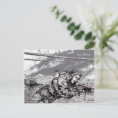 Briefkaart (Staand voorkant)