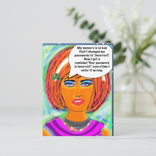 BRIEFKAART (Staand voorkant)