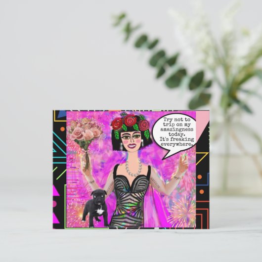 Briefkaart (Staand voorkant)