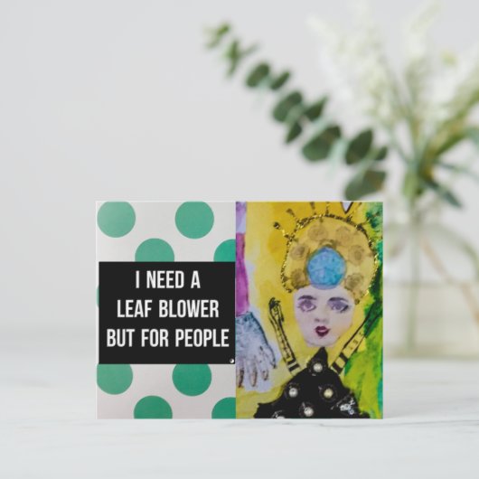 Briefkaart (Staand voorkant)