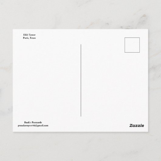 Briefkaart (Achterkant)