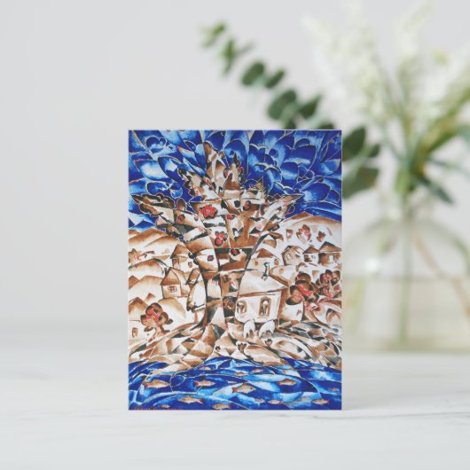 Briefkaart (Staand voorkant)