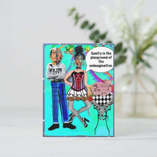 BRIEFKAART (Staand voorkant)