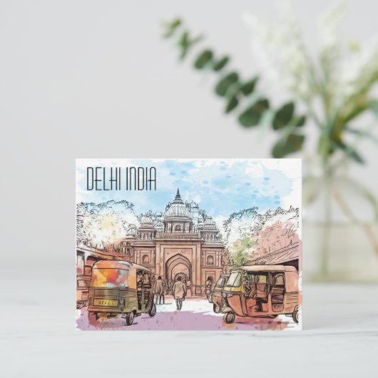 Briefkaart (Staand voorkant)