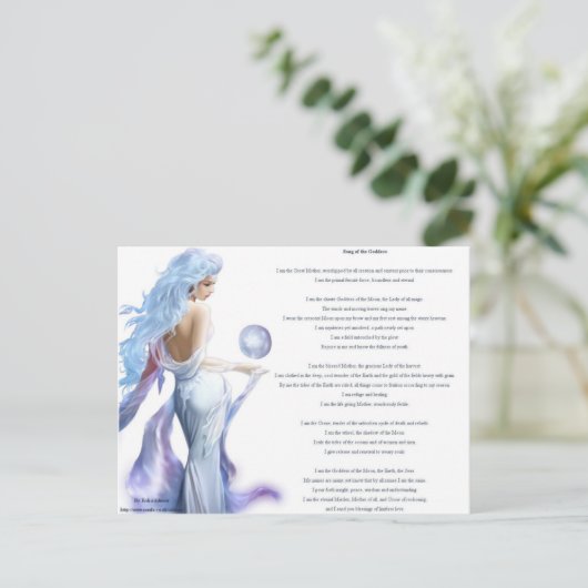 Briefkaart (Staand voorkant)