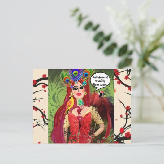 Briefkaart (Staand voorkant)