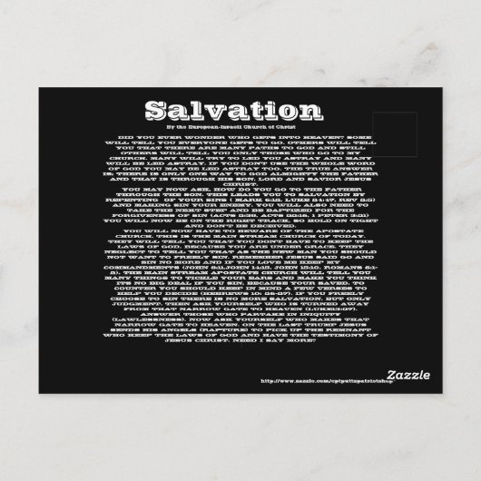 Briefkaart (Achterkant)