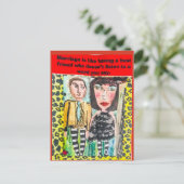 Briefkaart (Staand voorkant)