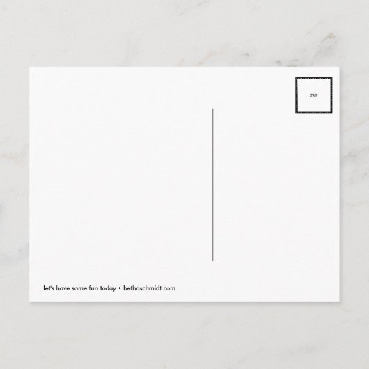 Briefkaart (Achterkant)