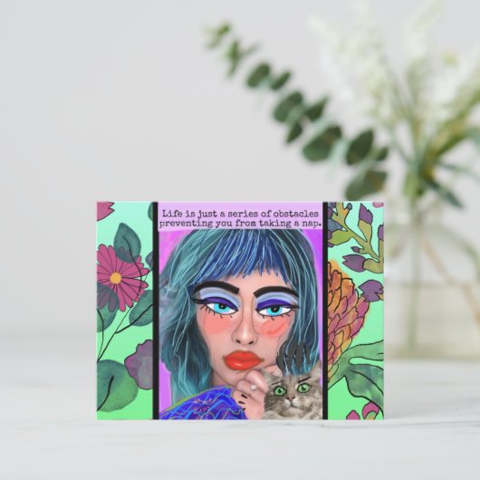 Briefkaart (Staand voorkant)