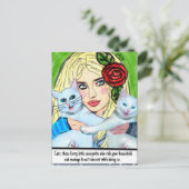 BRIEFKAART (Staand voorkant)