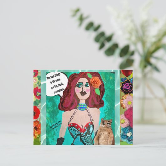 Briefkaart (Staand voorkant)