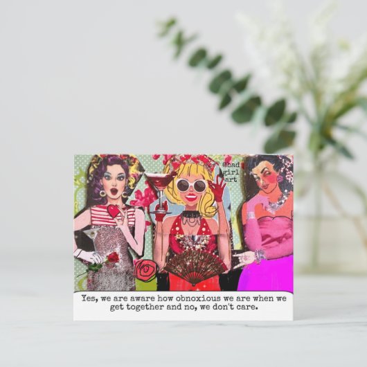 Briefkaart (Staand voorkant)